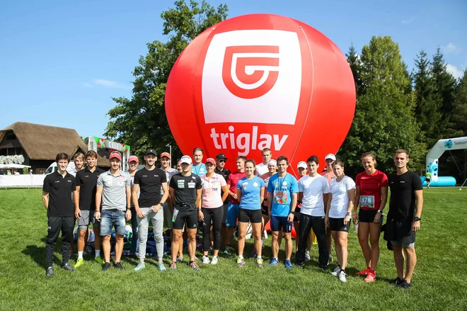 Triglav tek, ki spodbuja širšo javnost k rekreaciji, podpirajo tudi številni vrhunski športniki. FOTO: Anže Krže