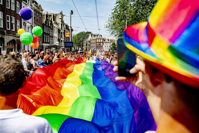 Z zakonom bi večinoma izenačili pravice istospolnih parov s pravicami heteroseksualnih. FOTO: Robin Utrecht/AFP