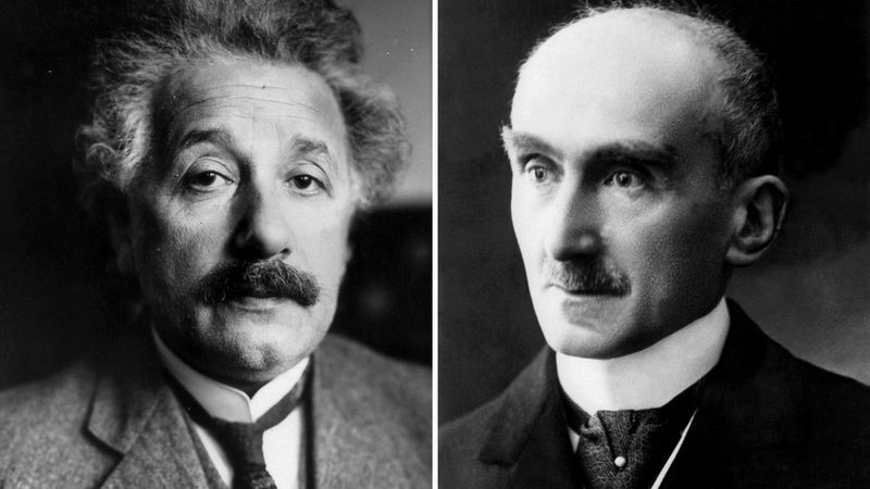 Fotografija: Albert Einstein in Henri Bergson Foto Shutterstock