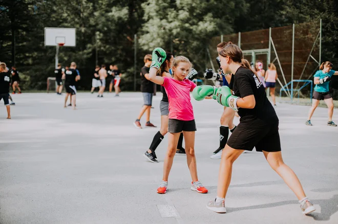 Popoldanski trening je bil namenjen boksarski tehniki. FOTO: Dejan Lukič&nbsp;