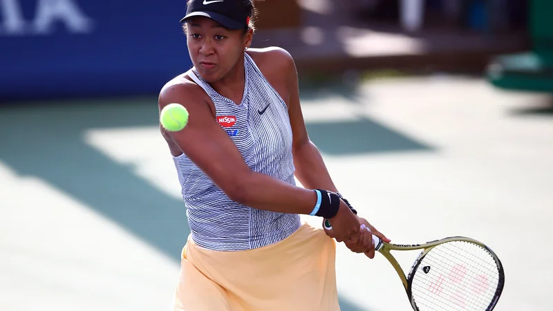 Fotografija: Naomi Osaka ta čas kaže najbolje v boju za teniški prestol. FOTO: AFP