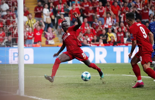 Sadio Mane je izenačil za Liverpool. FOTO. Reuters