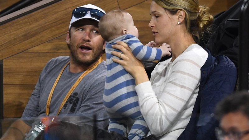 Fotografija: Bode in Morgan Miller po tragični izgubi hčerke Emmy pričakujeta dvojčka. Imata še dva otroka, Nash je star štiri leta, Easton (na fotografiji) deset mesecev. FOTO: Usa Today Sports