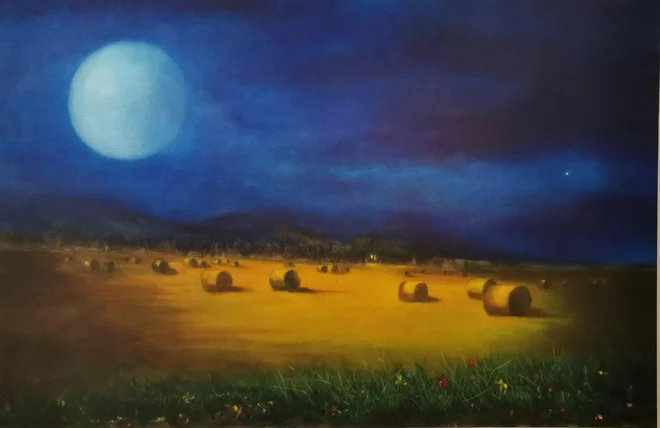 After Harvest, akril na juti, 200X 300 cm Foto Boris Šuligoj