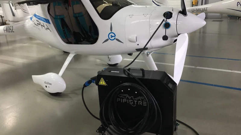 Fotografija: Model letala Alpha Electro G2 je sicer prvo električno dvosedežno letalo s potrjeno serijsko proizvodnjo. FOTO: Pipistrel-aircraft.com