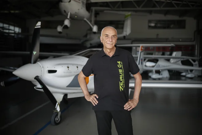 Ivo Boscarol je s podjetjem Pipistrel za izdelavo ultralahkih letal iz Ajdovščine prodrl v svet. Foto Uroš Hočevar