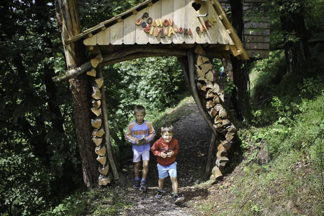 Polhov doživljajski park je v enem letu obiskalo okoli tri tisoč ljudi. FOTO: Jože Suhadolnik