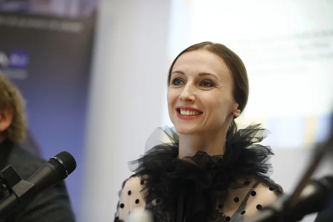 Svetlana Zaharova je v Ljubljani prvič. Foto Leon Vidic