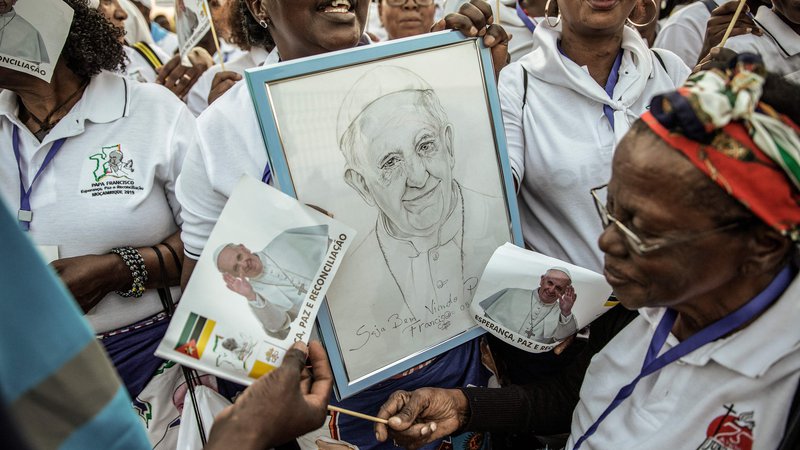 Fotografija: Na afriški celini živi 17,8 odstotka vseh katolikov na svetu. Foto AFP