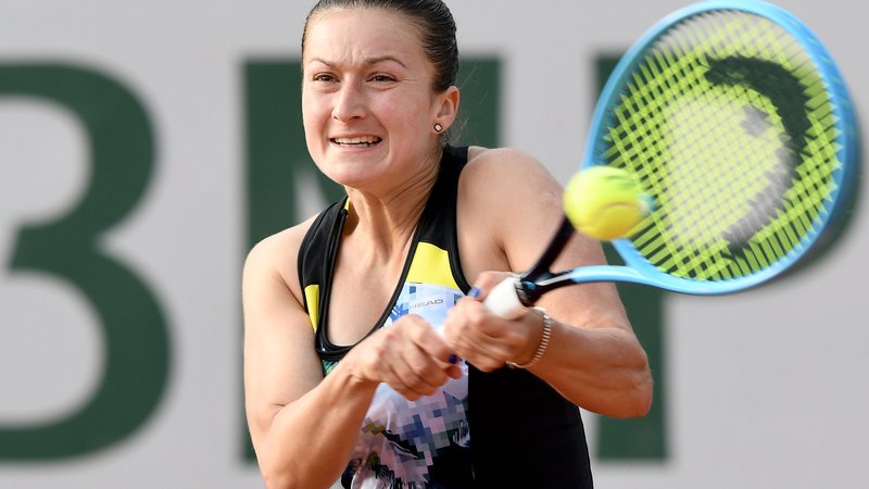 Fotografija: Dalila Jakupović je dosegla šele drugo zmago na turneji WTA v štirih mesecih. FOTO: AFP