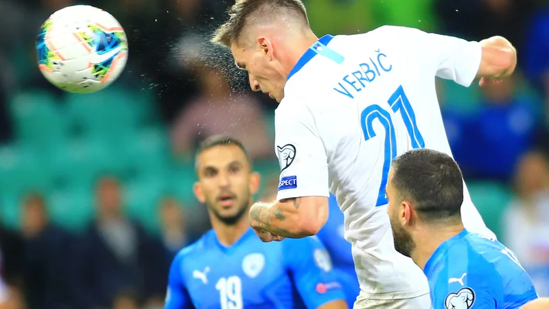 Fotografija: Benjamin Verbič je Sloveniji pripeljal zmago. FOTO: Tomi Lombar/Delo