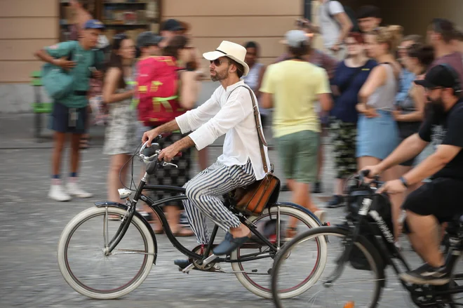 Gneča na ljubljanskih ulicah. Foto: Jure Eržen