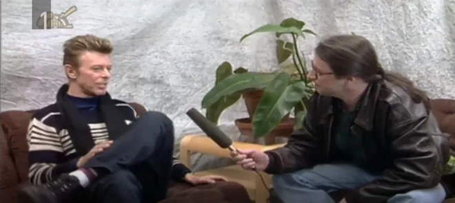 Nepozabni trenutek, srečanje v živo z idolom Davidom Bowiejem. Foto Arhiv Rtvslo.si