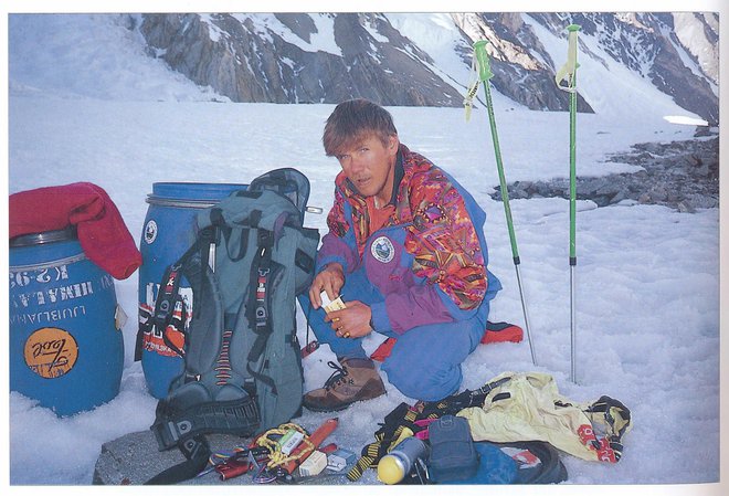 Davo pod K2 leta 1993. FOTO: Viki Grošelj