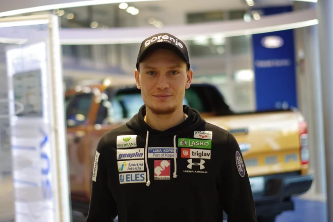 Anže Lanišek na kopnem FOTO: Grega Kališnik