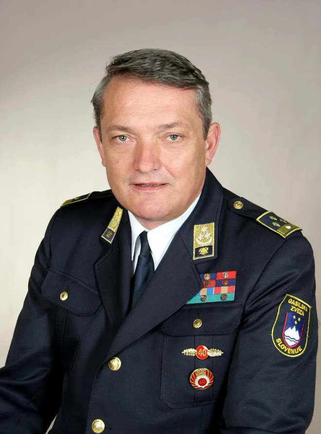 Janko Cerkvenik, predsednik Gasilske zveze Slovenije FOTO: GZS