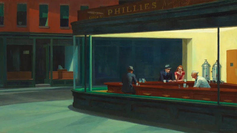 Edward Hopper, Ponočnjaki, The Art Institute of Chicago