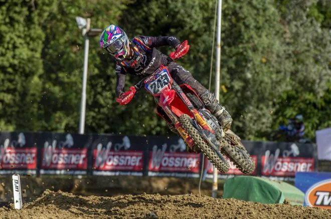 Tim Gajser je zmagal v drugi vožnji in je bil na koncu drugi. FOTO: Honda Racing