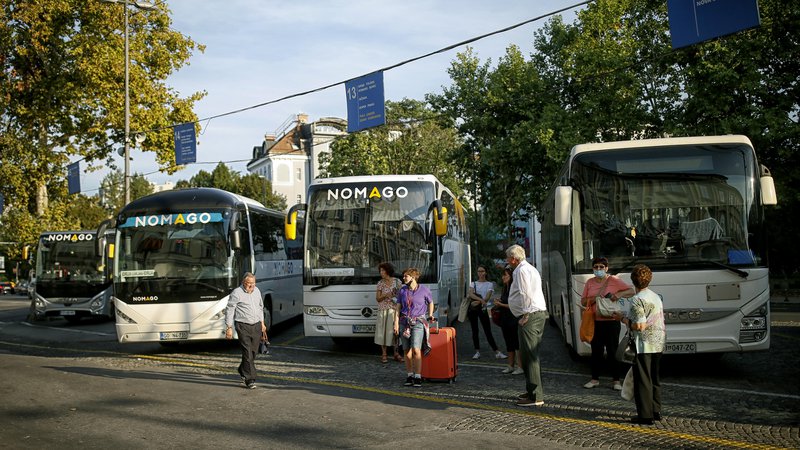Fotografija: Ker ni skupinskih potovanj, so številnili ponudniki prevozov brez dela. FOTO: Blaž Samec/Delo