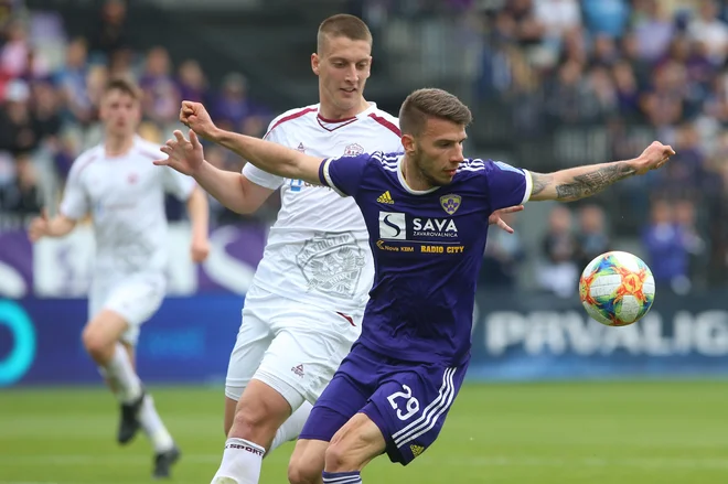 Jan Mlakar je zabil gol Ljubljančanom in odločil zmagovalca derbija v Ljudskem vrtu. FOTO: Tadej Regent