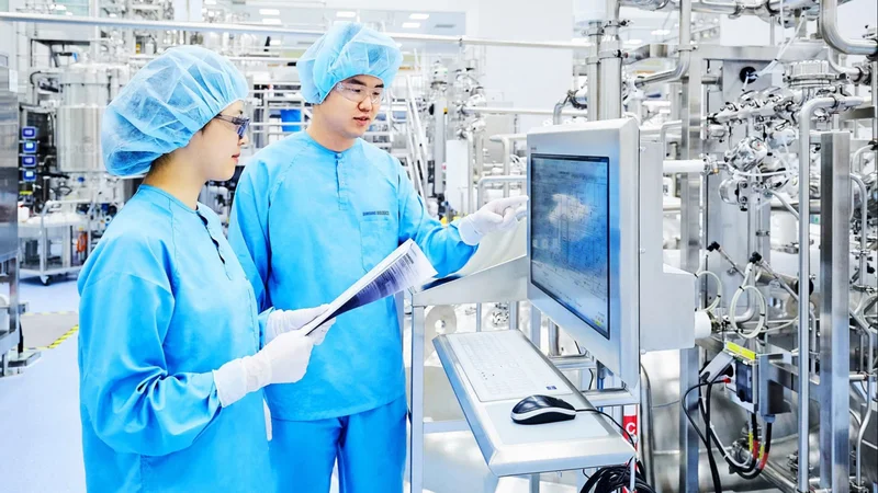 Fotografija: Samsung Biologics proizvaja generične različice nekaterih najuspešnejših bioloških zdravil. FOTO: Samsung Biologics