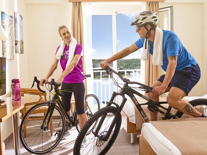 Act-ION Hotel Neptun odlikujejo lepi razgledi na Piranski zaliv in ponudba, prilagojena športnikom FOTO: LifeClass