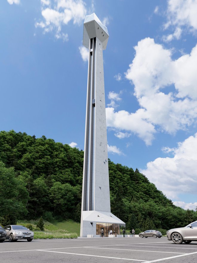 Stolp Kristal Rogaška Slatina naj bi po ocenah občinskega vodstva prinesel letno 300.000 evrov prihodkov. FOTO: arhiv občine Rogaška Slatina