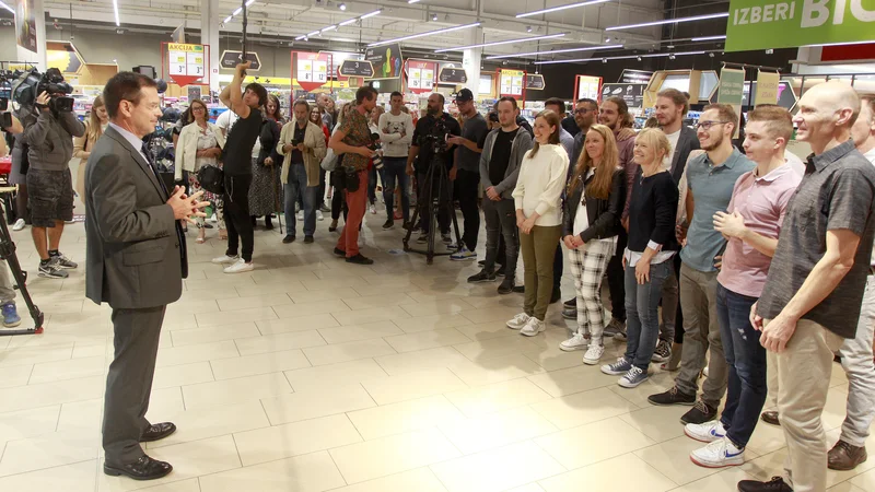 Fotografija: Projekt ne prinaša samo petih minut slave, ampak podporo in stalno skrb za slovenske podjetnike. FOTO Roman Šipić/Delo