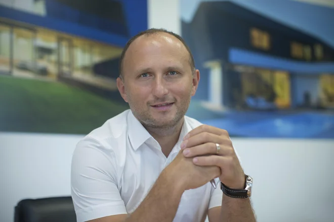 Matej Vukmanič, direktor podjetja Marles hiše Maribor. FOTO: Jure Eržen/Delo
