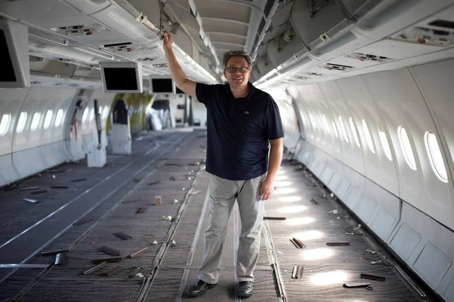 &raquo;Vedeti moramo, kateri tipi letal imajo prihodnost in bodo zanesljivo ostali v zraku,&laquo; pravi direktor Aerocycla Ron Haber. Foto Christinne Muschi/Reuters