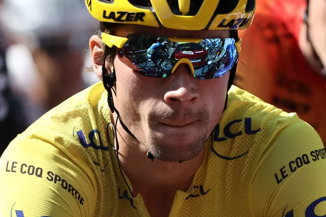 Primož Roglič je v osmih letih prekolesaril neverjetno pot od začetnika do nosilca rumene majice na Touru. FOTO: Kenzo Tribouillard/AFP