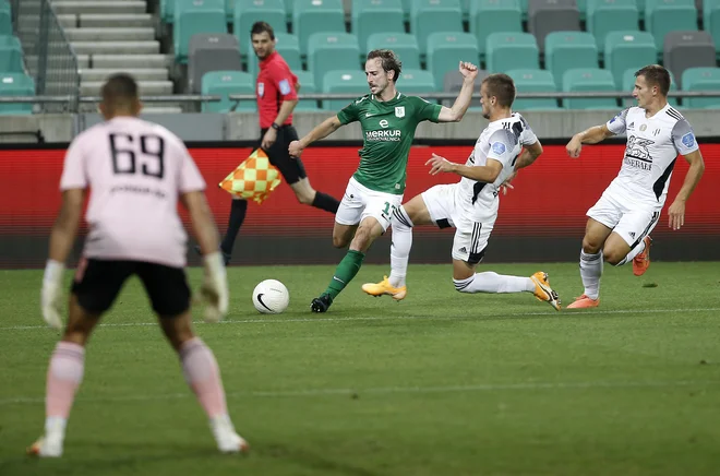 Muro in Olimpijo po evropskih preizkušnjah čakata ligaška izziva: črno-beli doma gostijo Gorico, Olimpija gostuje v Kidričevem. FOTO: Blaž Samec/Delo