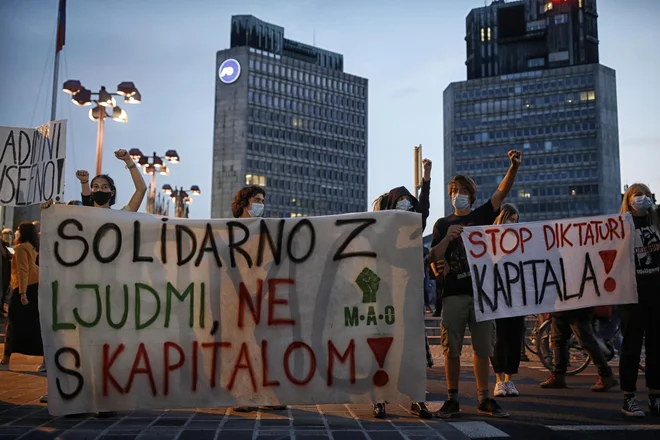 Petkovi protivladni protesti 18.09.2020 Foto Blaz Samec