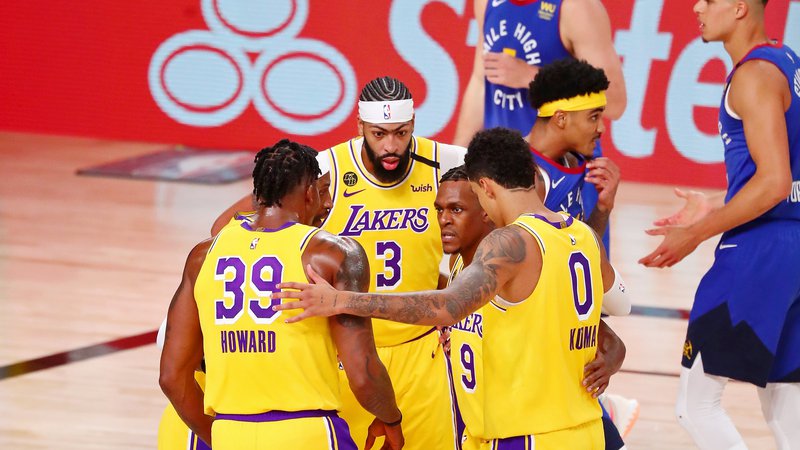 Fotografija: Košarkarji moštva Los Angeles Lakers za uvrstitev v veliki finale potrebujejo še tri zmage. FOTO: Kim Klement/USA Today Sports