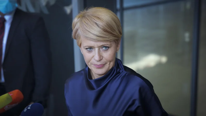 Fotografija: Aleksandra Pivec je v tem mesecu že odstopila kot predsednica stranke Desus. FOTO: Jože Suhadolnik/Delo