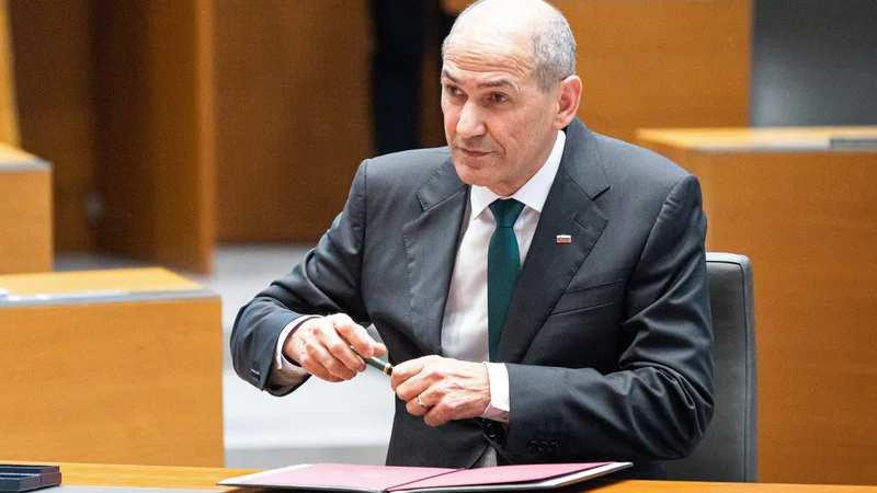 Fotografija: Predsednik vlade Janez Janša FOTO: Jure Makovec/AFP