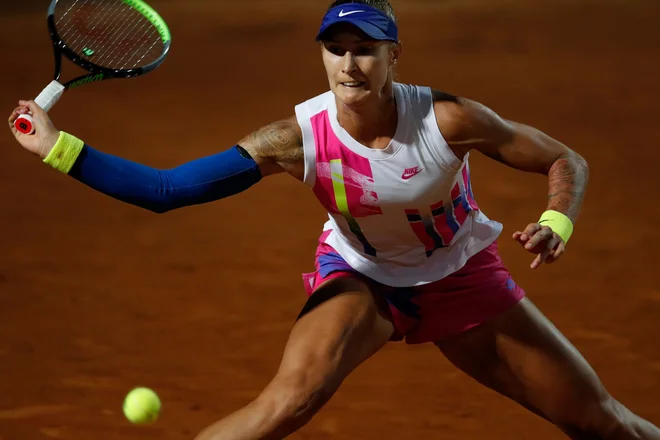 Polono Hercog za začetek čaka dvoboj s Francozinjo Diane Parry. Foto Clive Brunskill/AFP