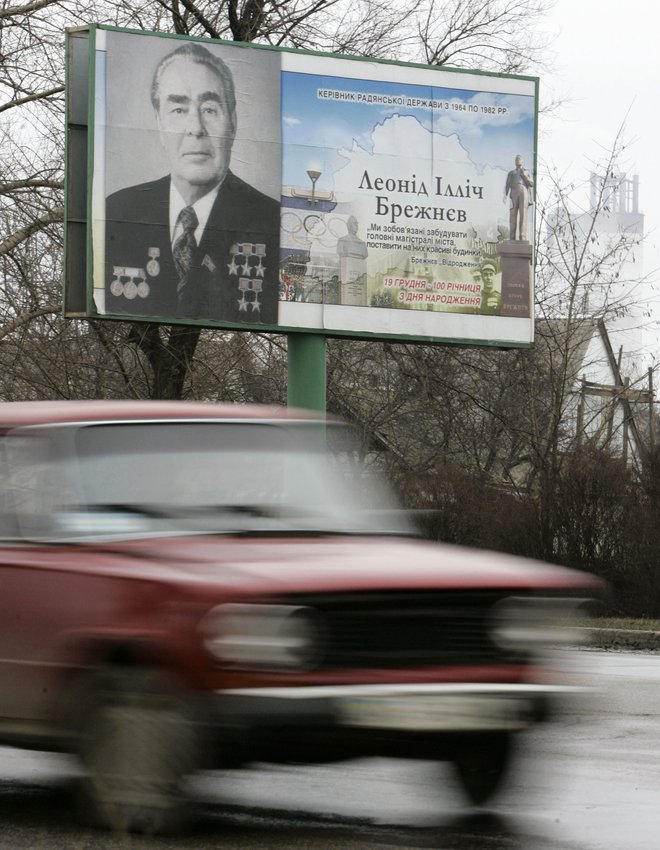 K nastanku Lade je menda precej pripomogel tudi nekdanji sovjetski partijski voditelj Leonid Brežnjev. Foto Gleb Garanich/Reuters