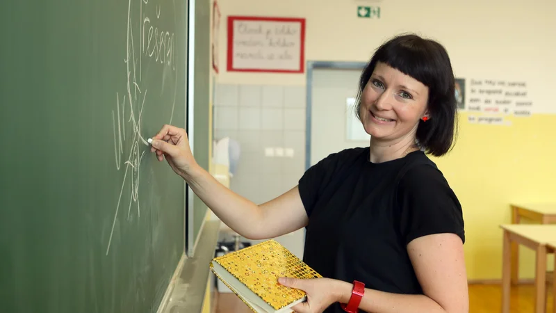 &raquo;Živi z mladostjo svojega časa, ne s časom svoje mladosti. V učiteljskem poklicu mora biti samoumevno, da se ves čas učimo, izobražujemo,&laquo; pravi Katarina Klajn. FOTO: Dejan Javornik
