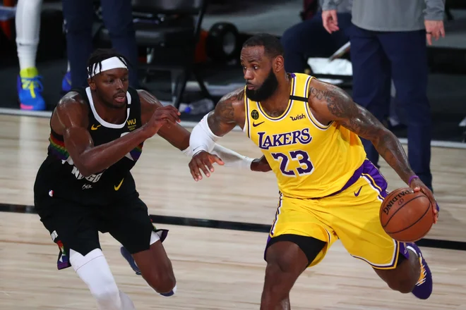LeBron James bo spet igral na mišice, da z jezerniki pride do velikega finala lige NBA. FOTO: Kim Klement/Usa Today Sports