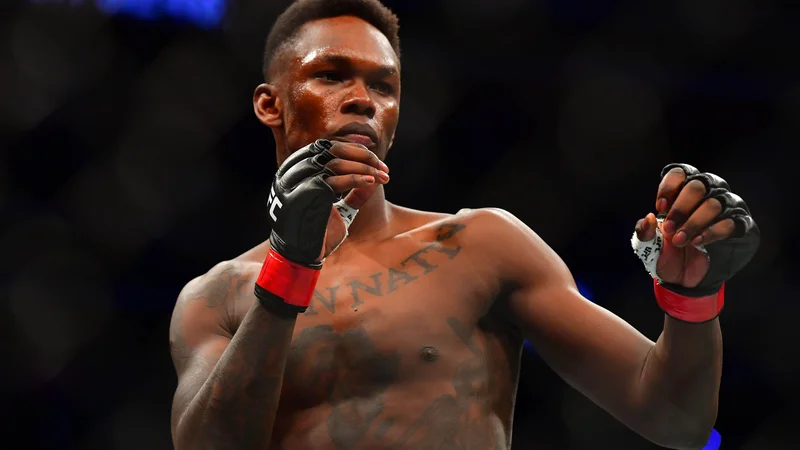 Fotografija: Israel Adesanya je dosegel novo prepričljivo zmago. FOTO: Stephen R. Sylvanie/Usa Today Sports