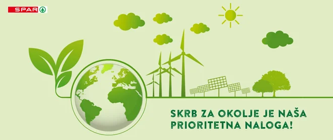 K varovanju okolja lahko prispeva prav vsak. FOTO: Spar