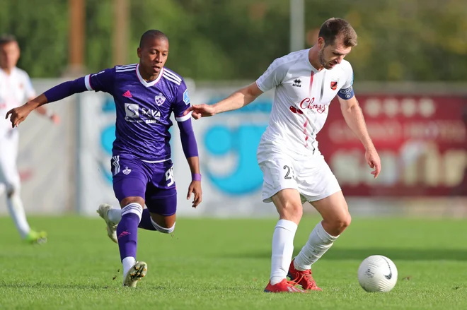 Marko Krivičić je bil proti Mariboru pravi gospodar v zvezni vrsti FOTO: Matej Glavina