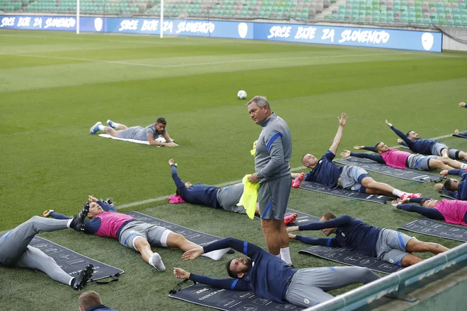 Med septembrsko akcijo v Stožicah se je reprezentanci pridružil tudi Sandi Lovrić, ki naj bi oktobra prvič doslej oblekel tudi slovenski dres. FOTO: Leon Vidic