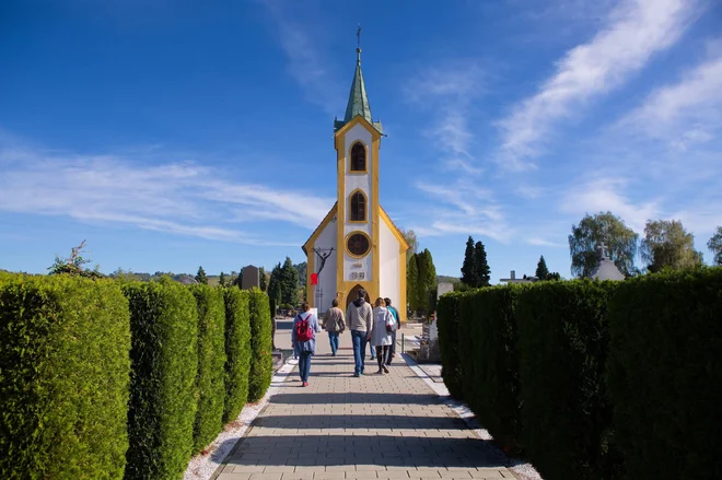 Na sprehodu po treh delih pobreškega pokopališča udeleženci spoznajo tri zgodbe znanih, malo manj znanih in popolnoma neznanih ljudi. FOTO: Jan Dolar