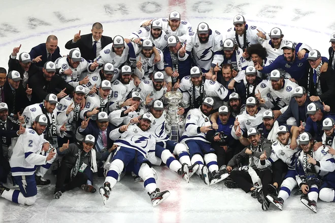 Tampa se drugič doslej veseli Stanleyjevega pokala. FOTO: Bruce Bennett/AFP
