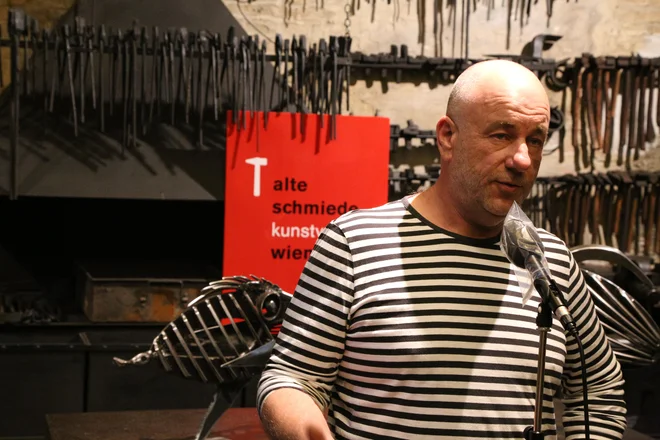 Robert Jurak je kovinar in ima svojo kovačnico. FOTO:&nbsp;Milan Ilić