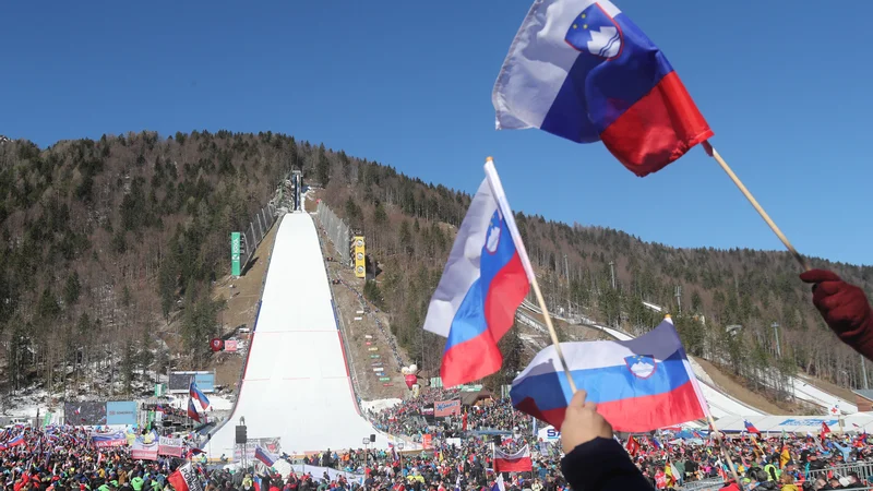 Fotografija: Planica bo med 10. in 13. decembrom gostila svetovno prvenstvo v smučarskih poletih, pozimi 2023 pa še nordijsko SP. FOTO: Marko Feist