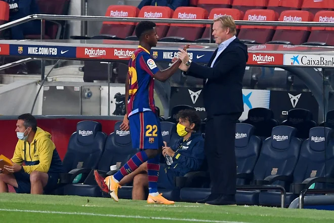 Ronald Koeman se zaveda, da je pri Barceloni vselej pritisk. FOTO: Josep Lago/AFP