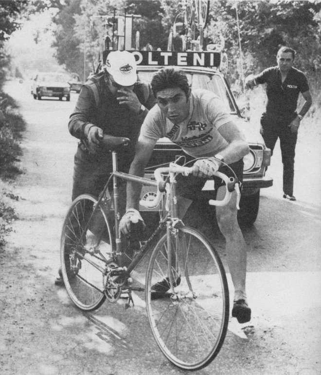 Posebno vez je stkal z Eddyjem Merckxom, največjim kolesarjem vseh časov. FOTO: Arhiv Colnago